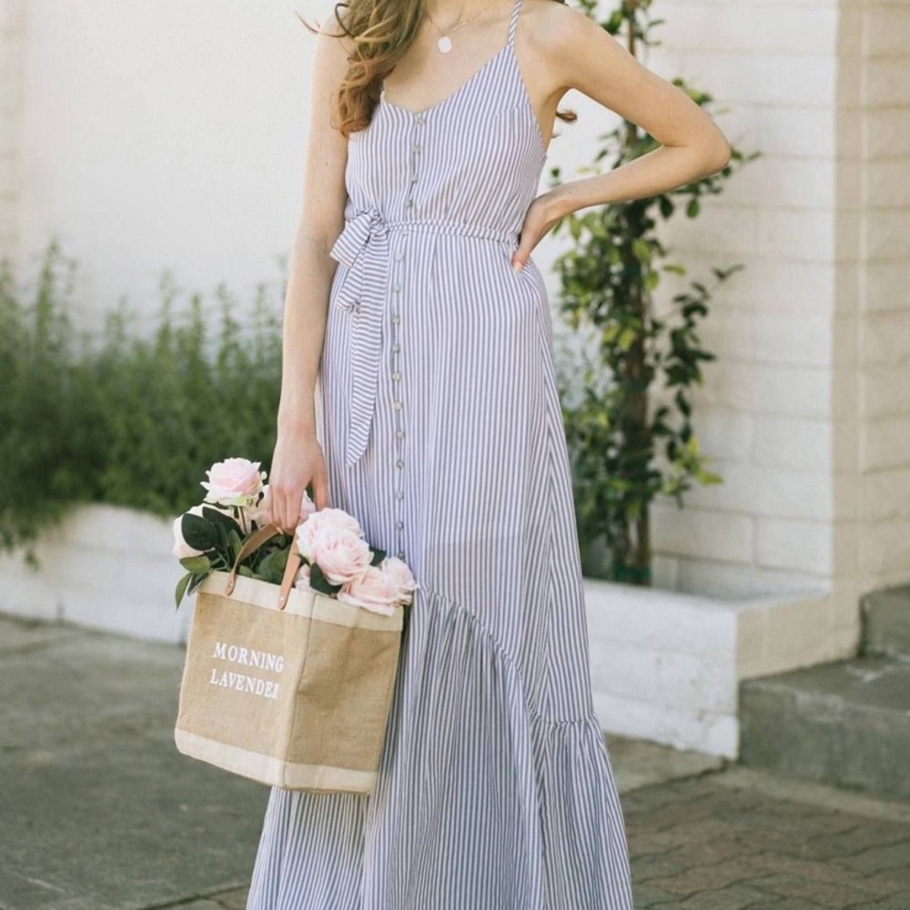 Striped maxi dress